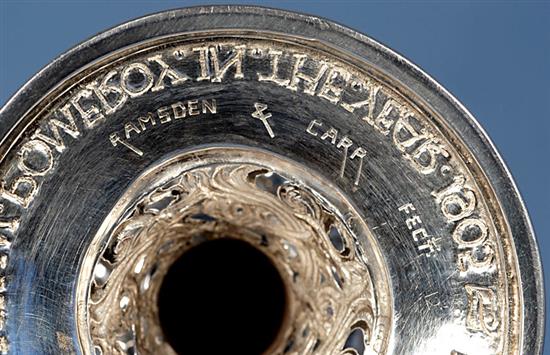 An Edwardian Arts & Crafts silver goblet, by Omar Ramsden & Alwyn Carr, height 122mm, weight 5.5oz/174grms.